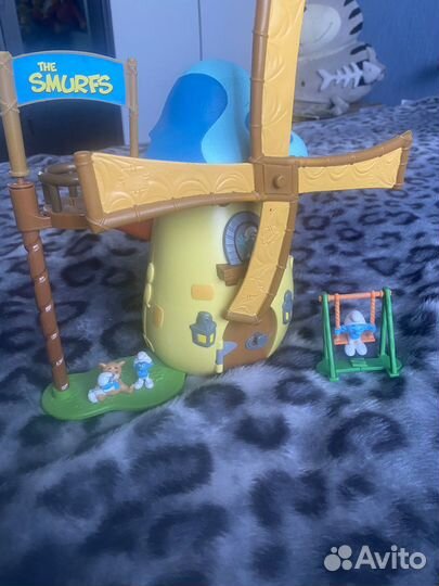 Домик кукольный для смурфов