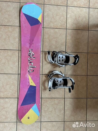 Сноуборд 150 и крепления Glide, чехол К2