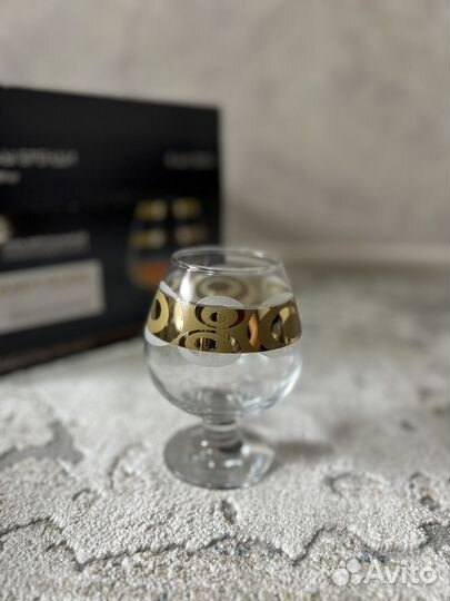 Бокалы для бренди гусь-хрустальный