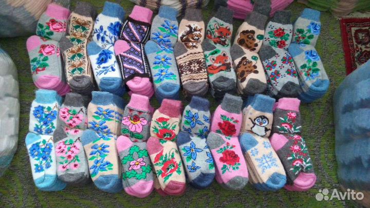 Шерстяные носки