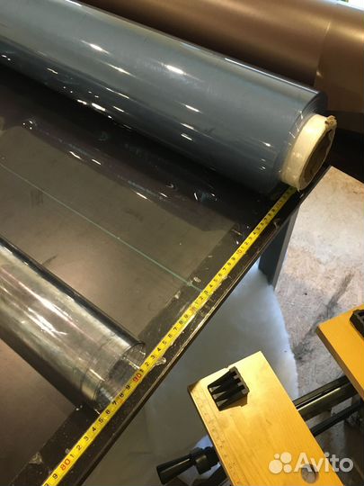 Гибкое стекло на отрез или рулон для мягких окон