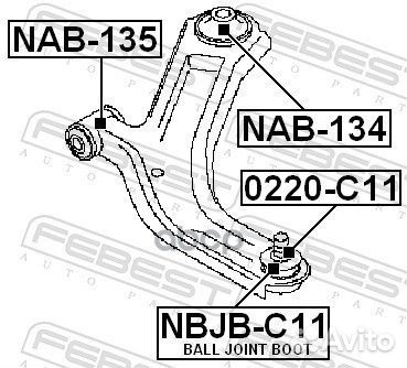 Nissan tiida C11 2005- 0220-C11 Febest