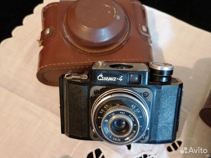 Пленочный фотоаппарат СССР Смена, фотоэкспонометр