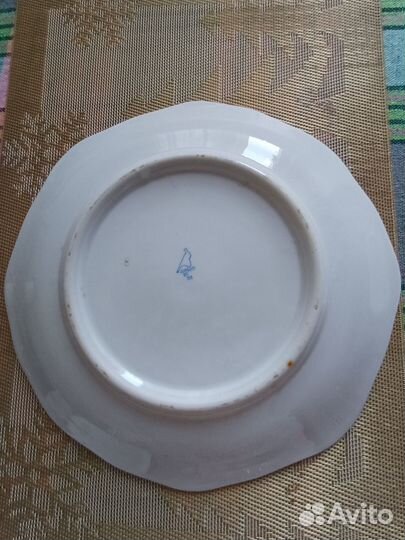 Блюдо 28 см Дулево Мейсенский букет