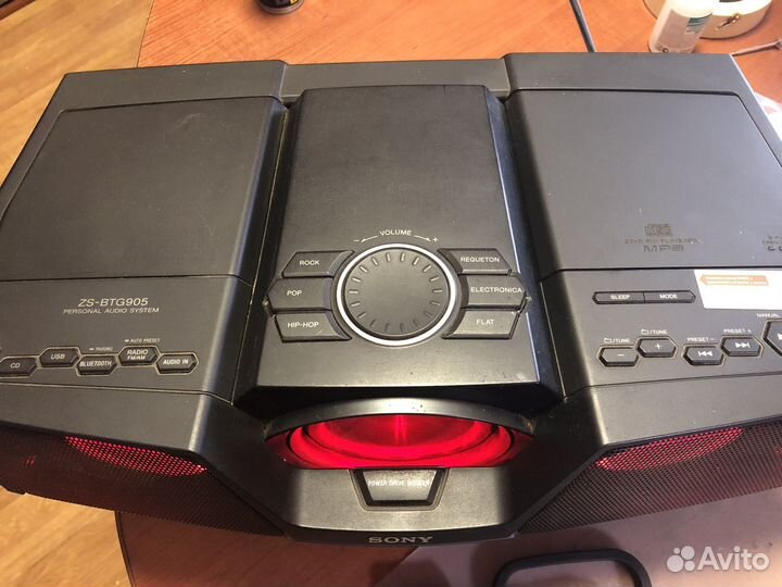 Музыкальный центр sony ZS-BTG905