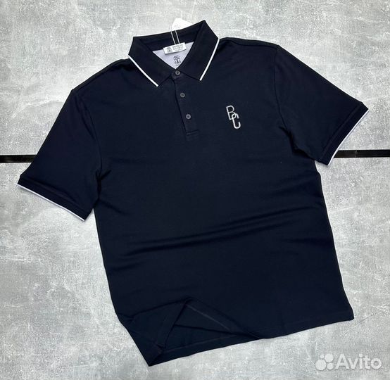 Футболка поло Brunello Cucinelli большого размера