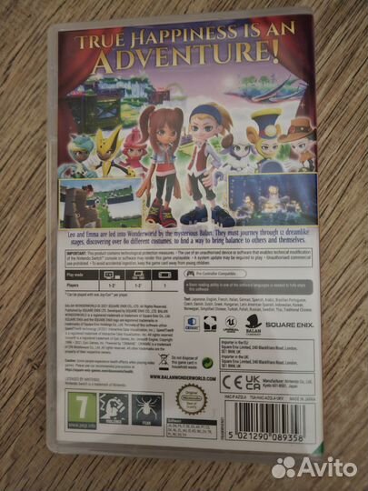 Картридж Nintendo switch игра Balan Wonderworld