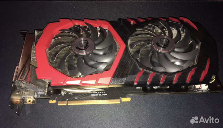 Видеокарта 6Gb MSI GTX 1060 Gaming X Plus