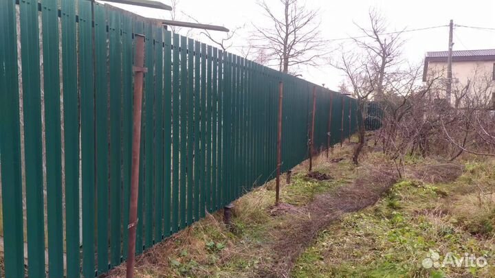 Забор из деревянного Штакетника