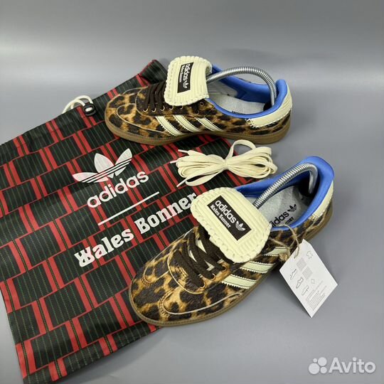 Кроссовки Wales Bonner x adidas Samba Pony Leopard