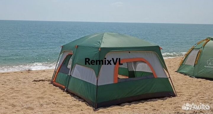 Палатка 2х слойная 8 местная 2 команаты 096