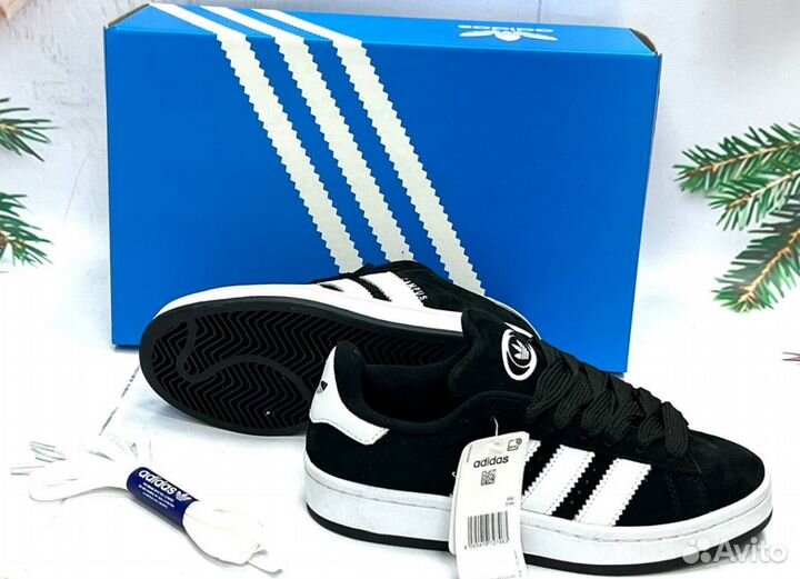 Кроссовки Adidas Campus 00s Black Люкс