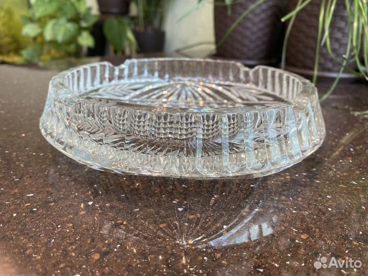 Пепельница хрустальная СССР