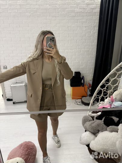 Костюм шорты и пиджак блейзер