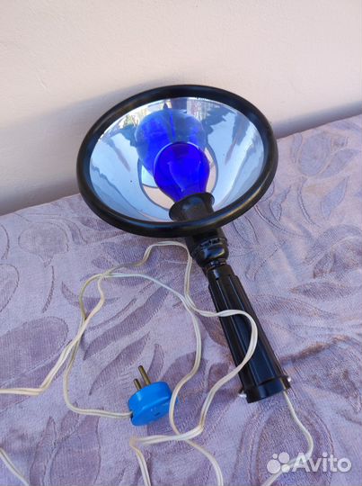 Синяя лампа рефлектор минина