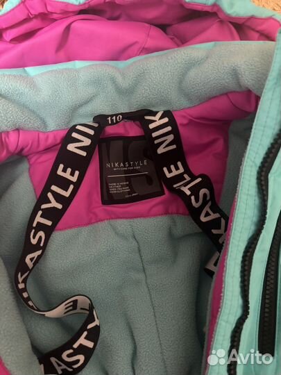 Зимний комбинезон для девочки 110 nika style