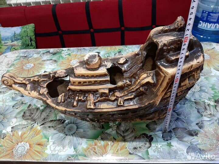 Аквариумный грот и 2 фильтра- помпа