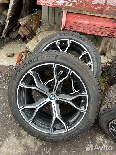 Колеса на bmw x6/x5 g05 зимние разноширокие r21