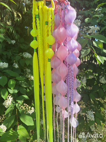 Хвост из канекалона