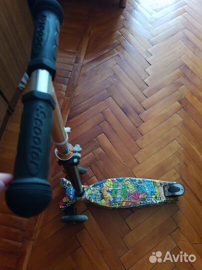 Самокат детский трехколесный бу
