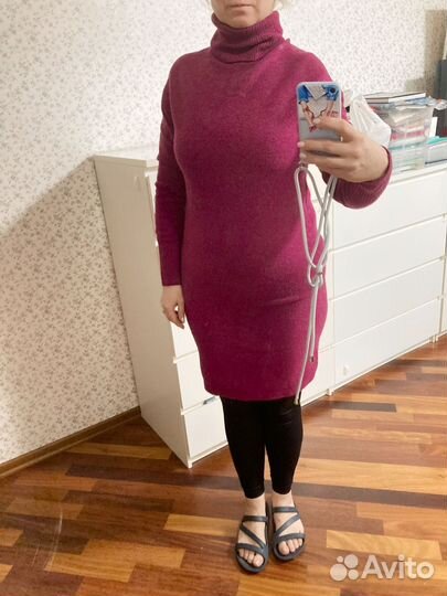 Uniqlo платье шерсть xs 44-46