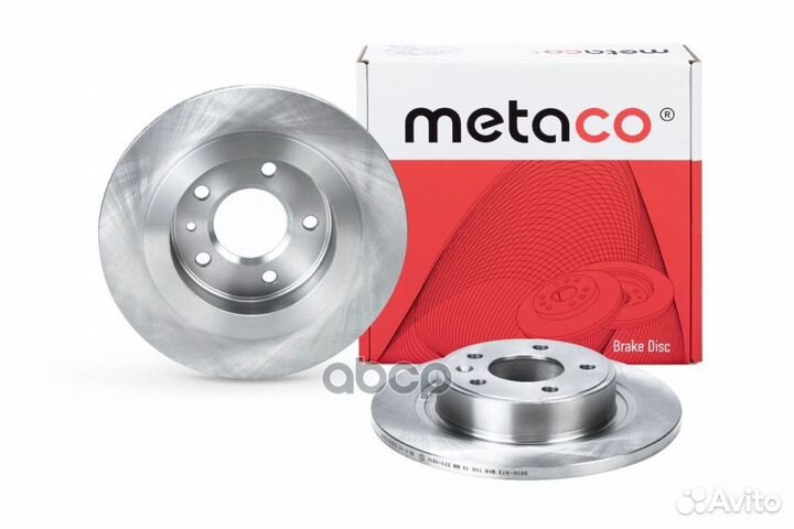 Диск тормозной задний '3060-072 metaco
