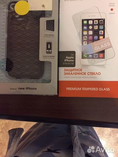 Чехол, стекла iPhone 7, 7/8 Plus, 5,5S, X