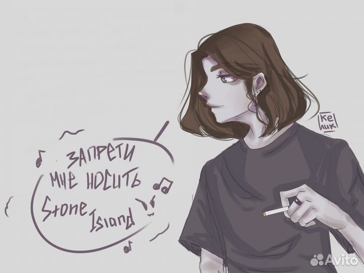 Рисунки на заказ, арты