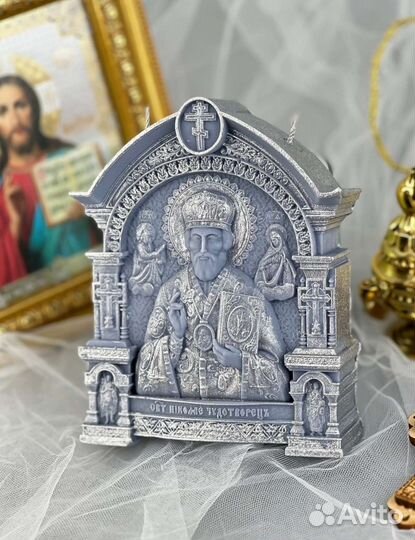 Свеча икона Николая Чудотворца