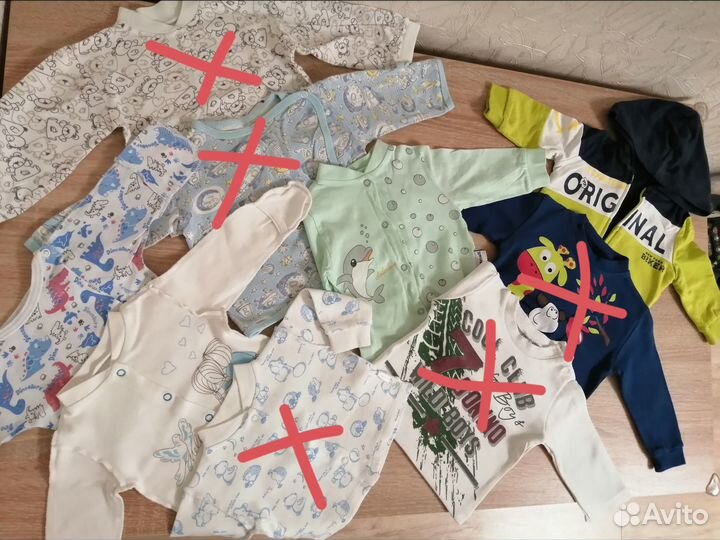 Песочники/шортики/футболки/ползунки от 0 до 1 года