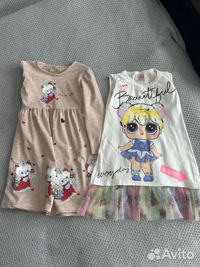 Детские вещи пакетом для девочек 104 110