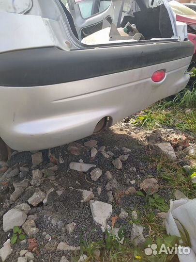 Задний бампер пежо 206 серый