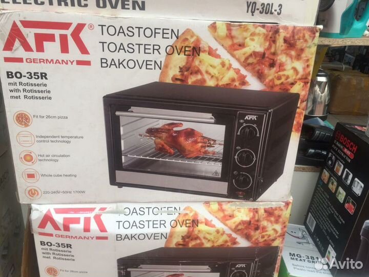 Мини-печь, Гриль для кур AFK BO35R,духов