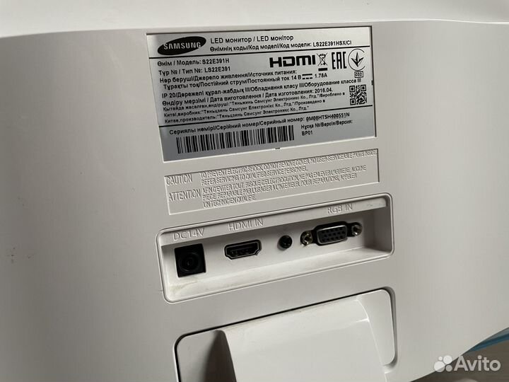 Монитор Samsung S22E391H