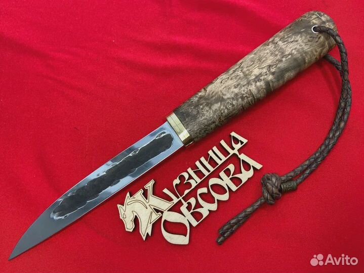 Нож якутский из кованой стали К340