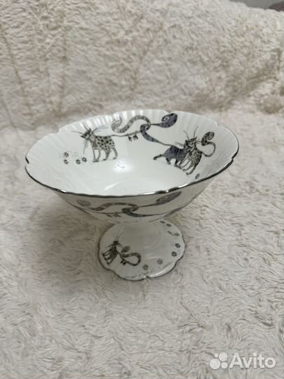 Конфетница фарфор Lefard Котики 19,5*14 см