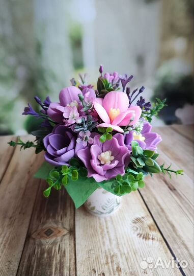 Букеты из мыла ручной работы