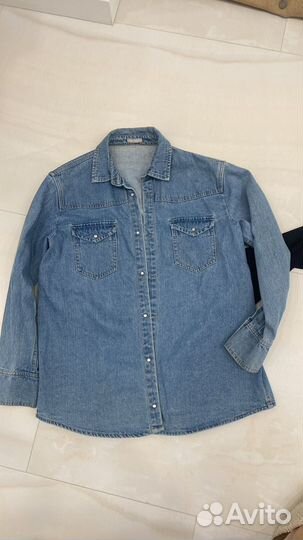 Рубашка джинсовая женская