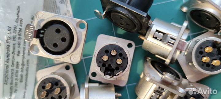 Neutrik, amphenol разъёмы