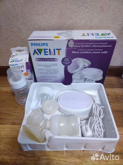 Молокоотсос avent электрический