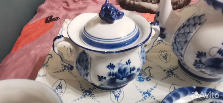Сервиз чайный гжель