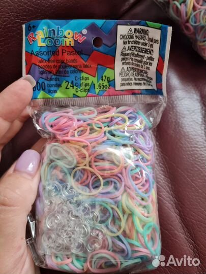 Резинки для девочек, для плетения браслетов