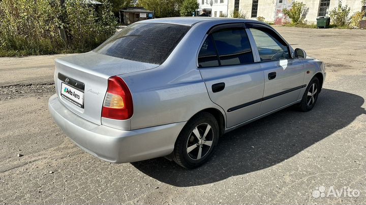 Hyundai Accent 1.5 МТ, 2007, 204 109 км