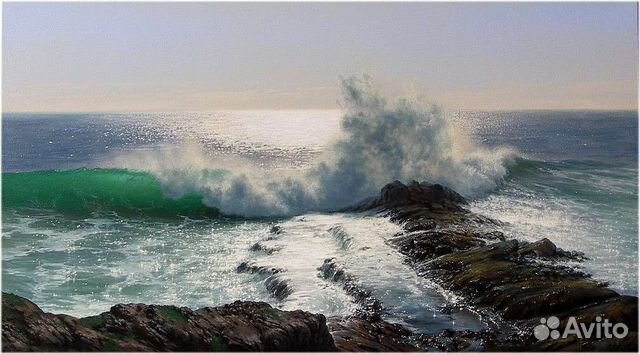 Картины маслом волны и шторма 10 разных