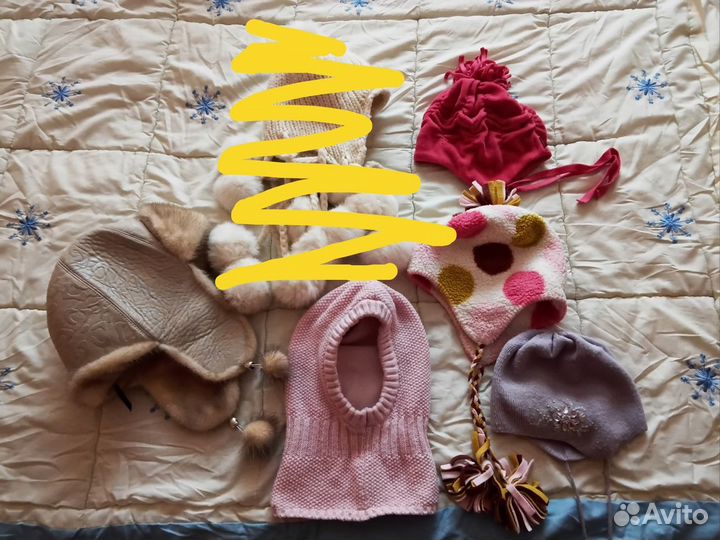 Шапка детская и шарф