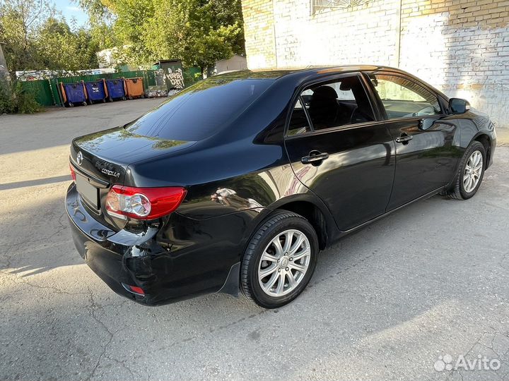 Toyota Corolla 1.6 МТ, 2010, битый, 120 000 км