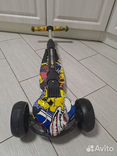Самокат детский трехколесный бу