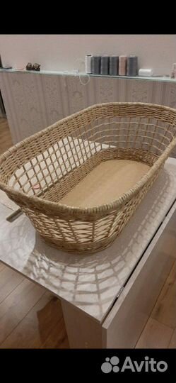 Корзина из бумажной лозы