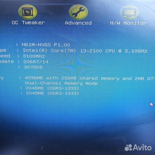 Материнская плата комплект i3
