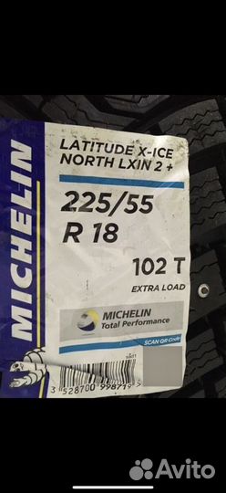Michelin Latitude X-Ice North 2 + 225/55 R18 102T